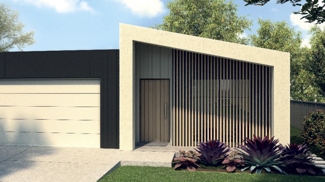Majestic Tamworth - villa facade artist impression