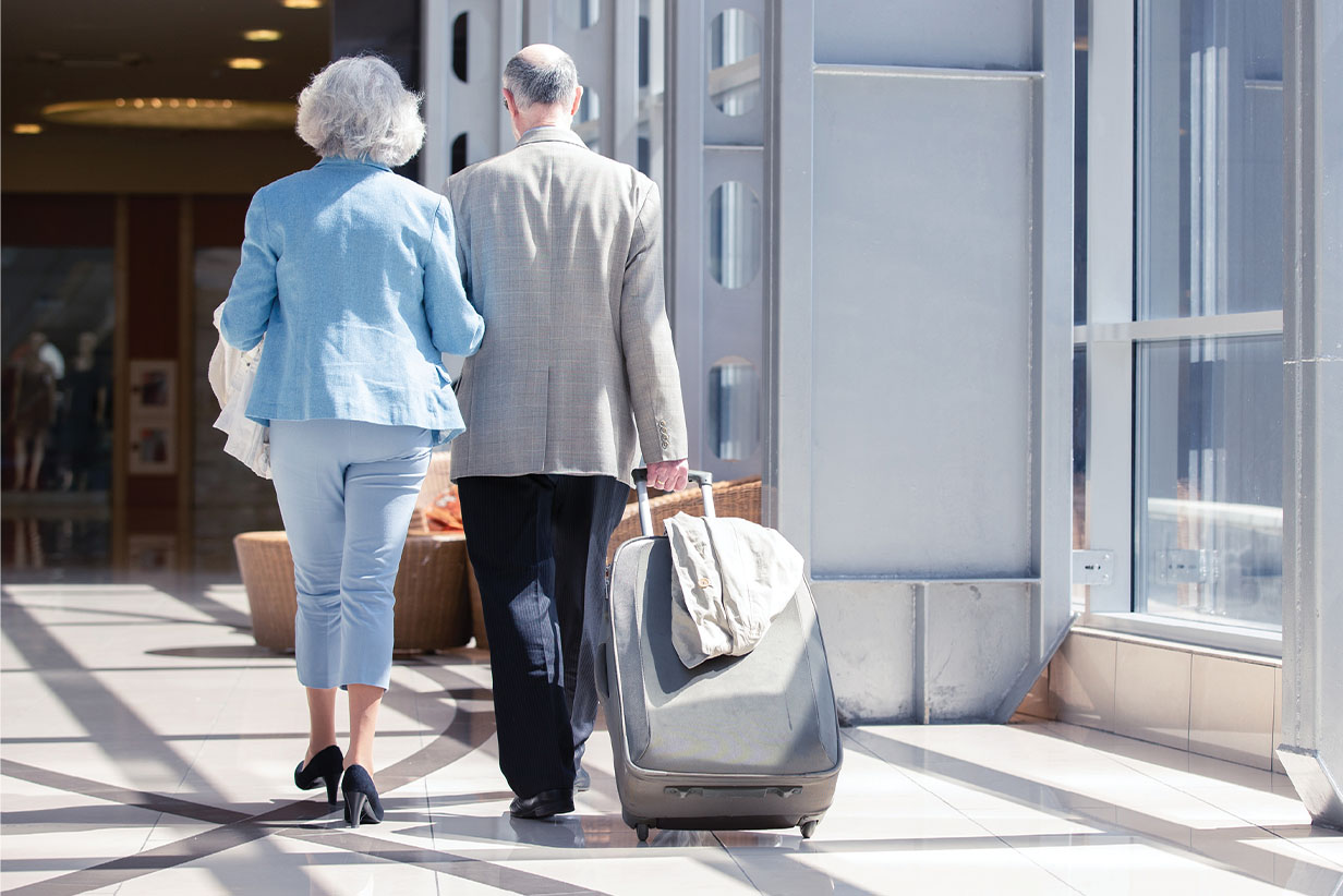 One Fell Swoop - senior couple travelling